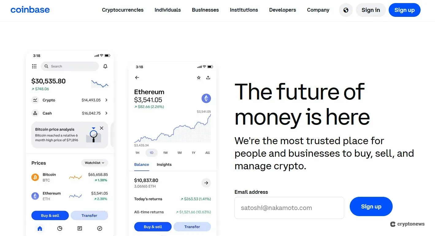 coinbase, beginner-friendly exchange for shorting crypto