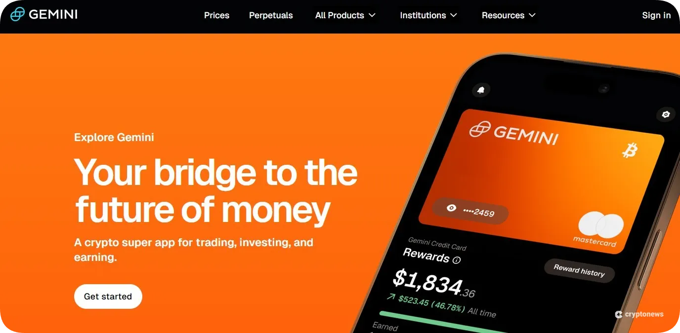 gemini, best option for shorting perpetual futures