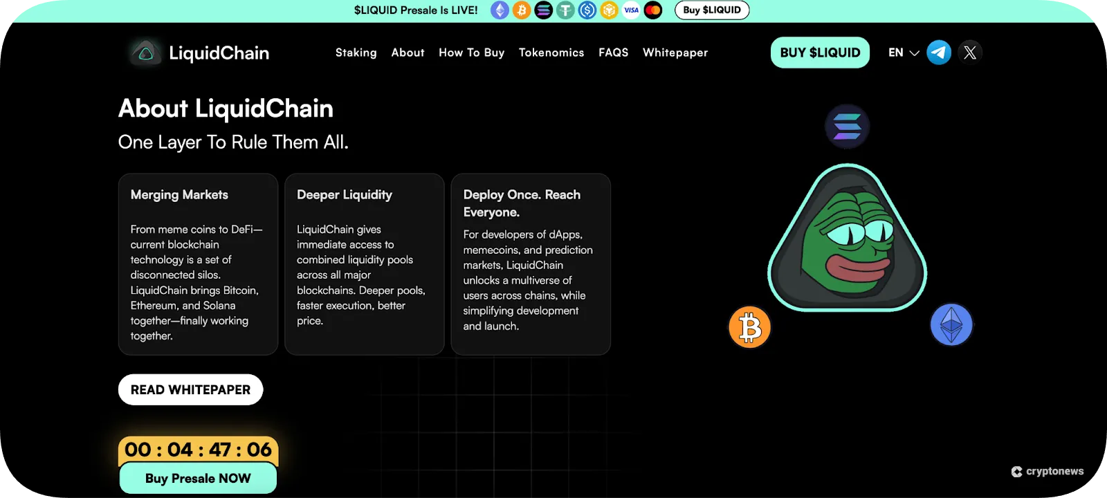 About liquidchain page