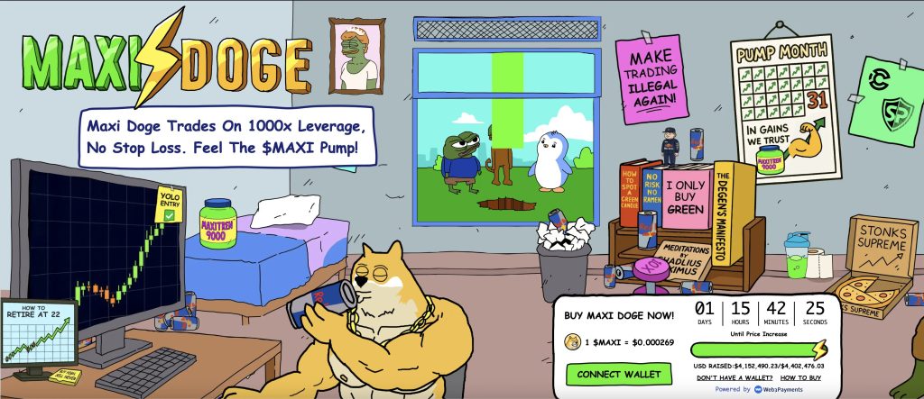 maxi doge crypto presale