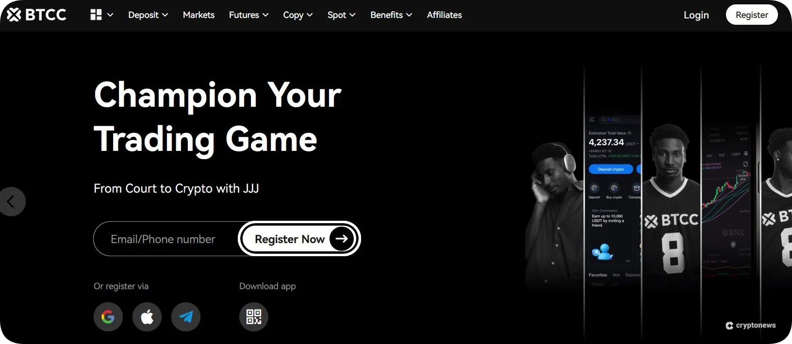btcc exchange, home page