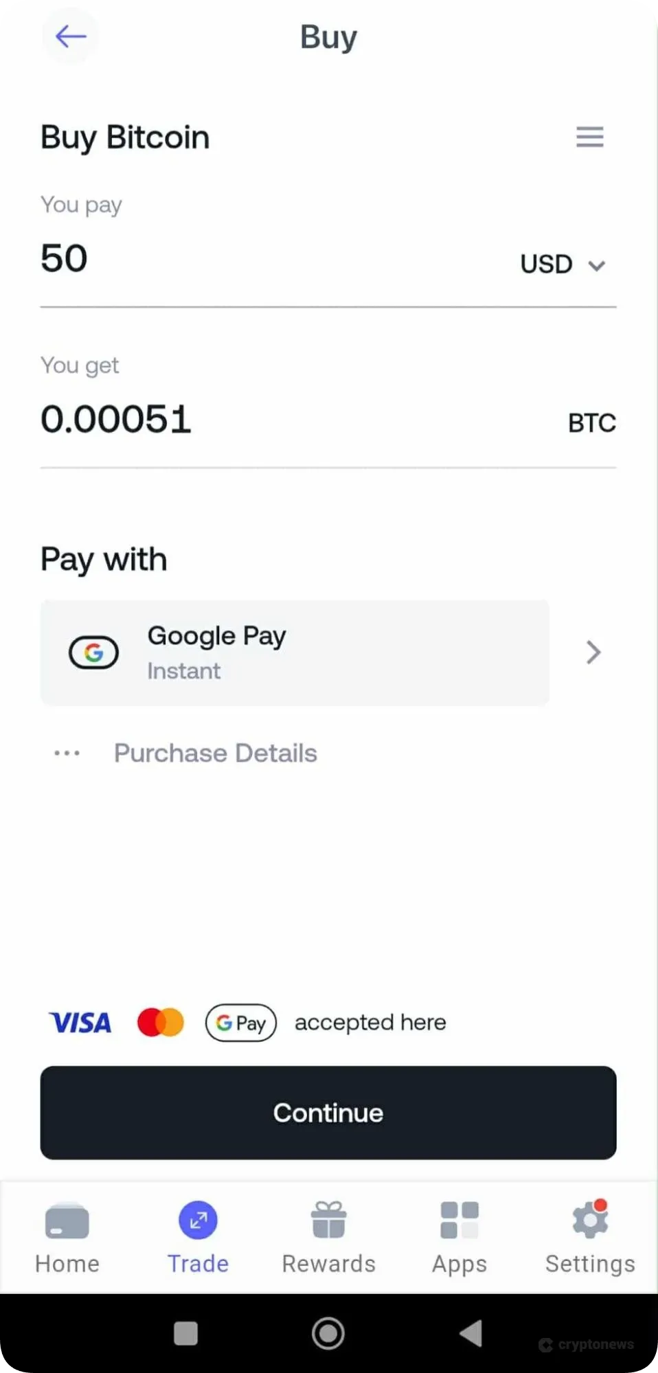 boy crypto with prepaid card with best wallet