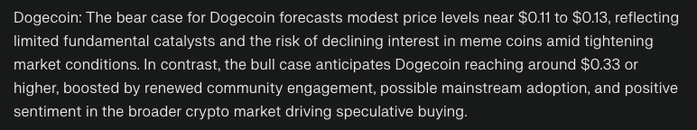 perplexity ai predicts doge