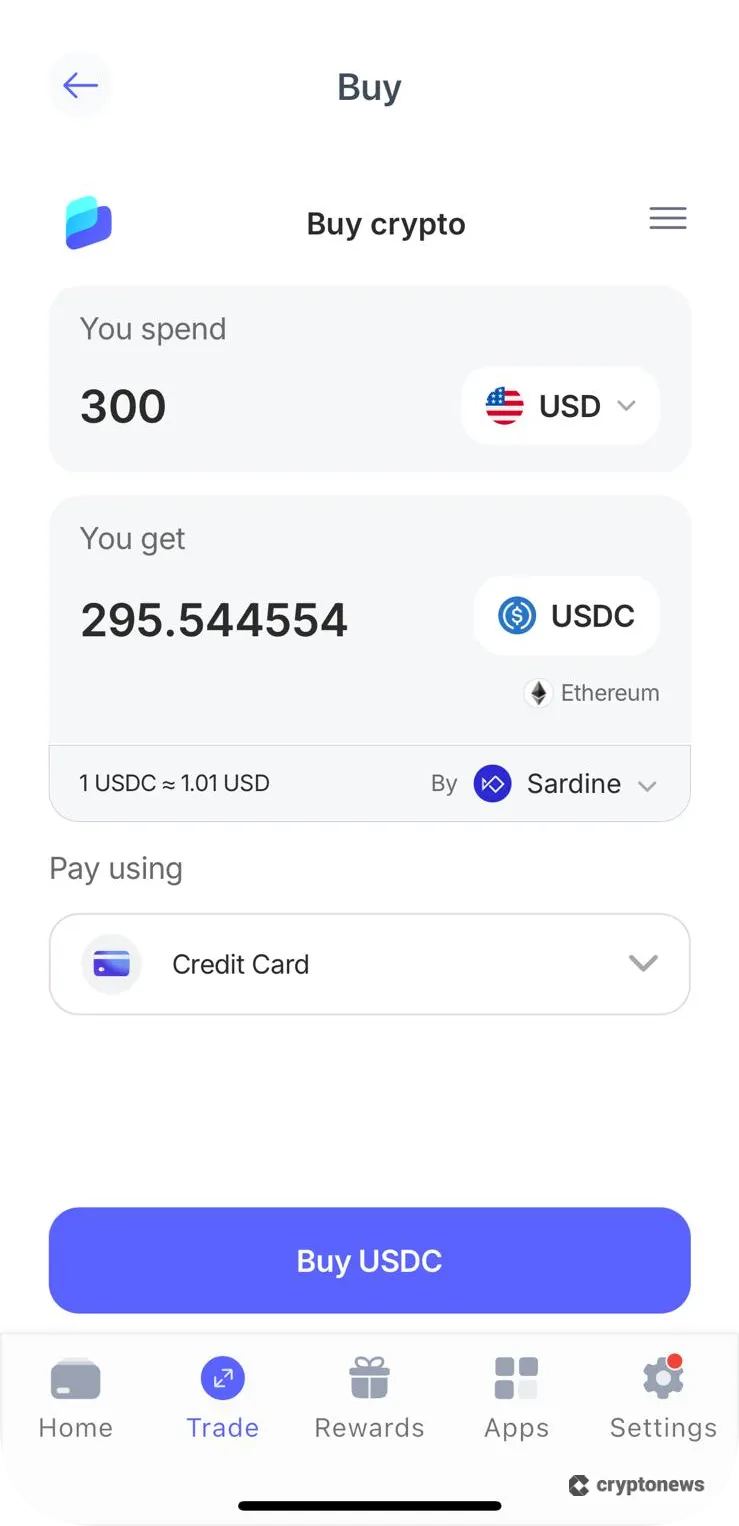 buy crypto with best wallet
