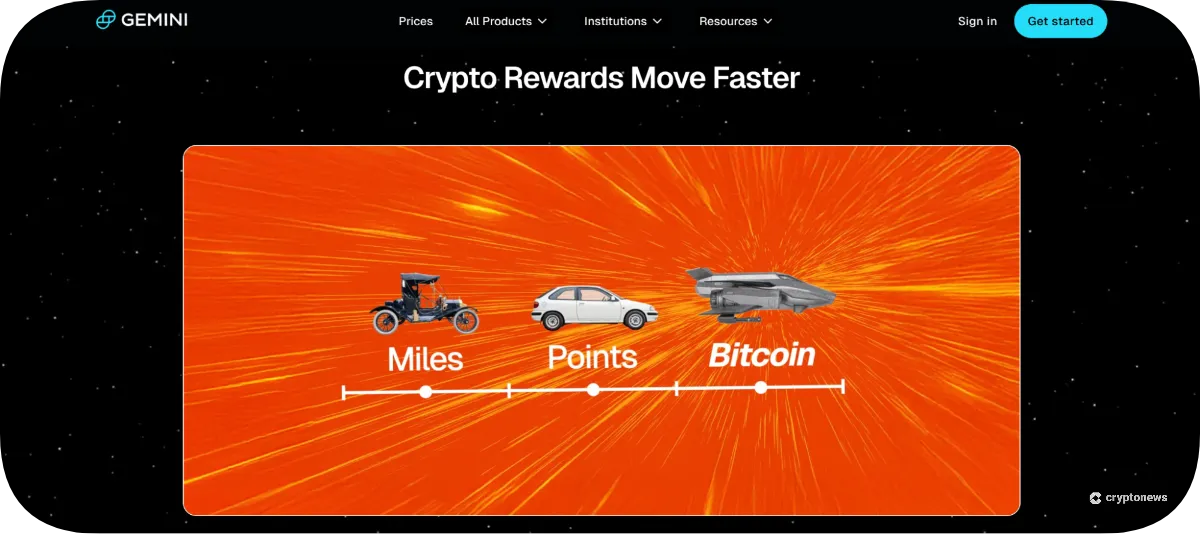 Gemini Crypto Rewards Move Faster