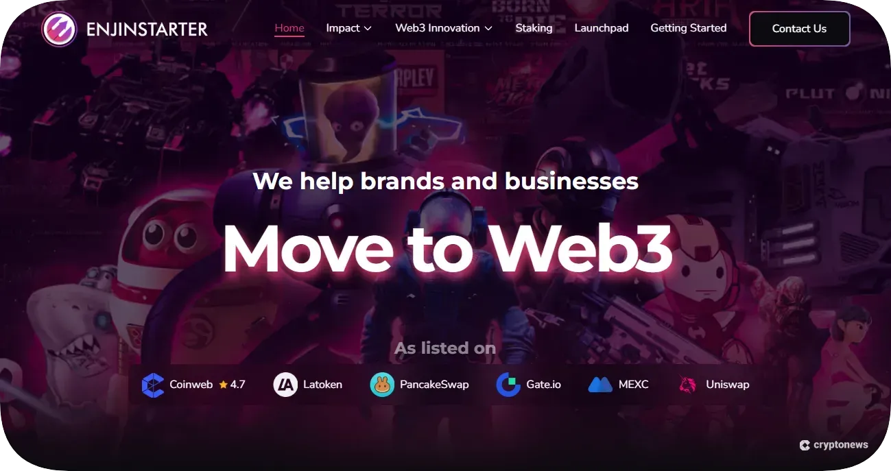 ethereum launchpads enjinstarter