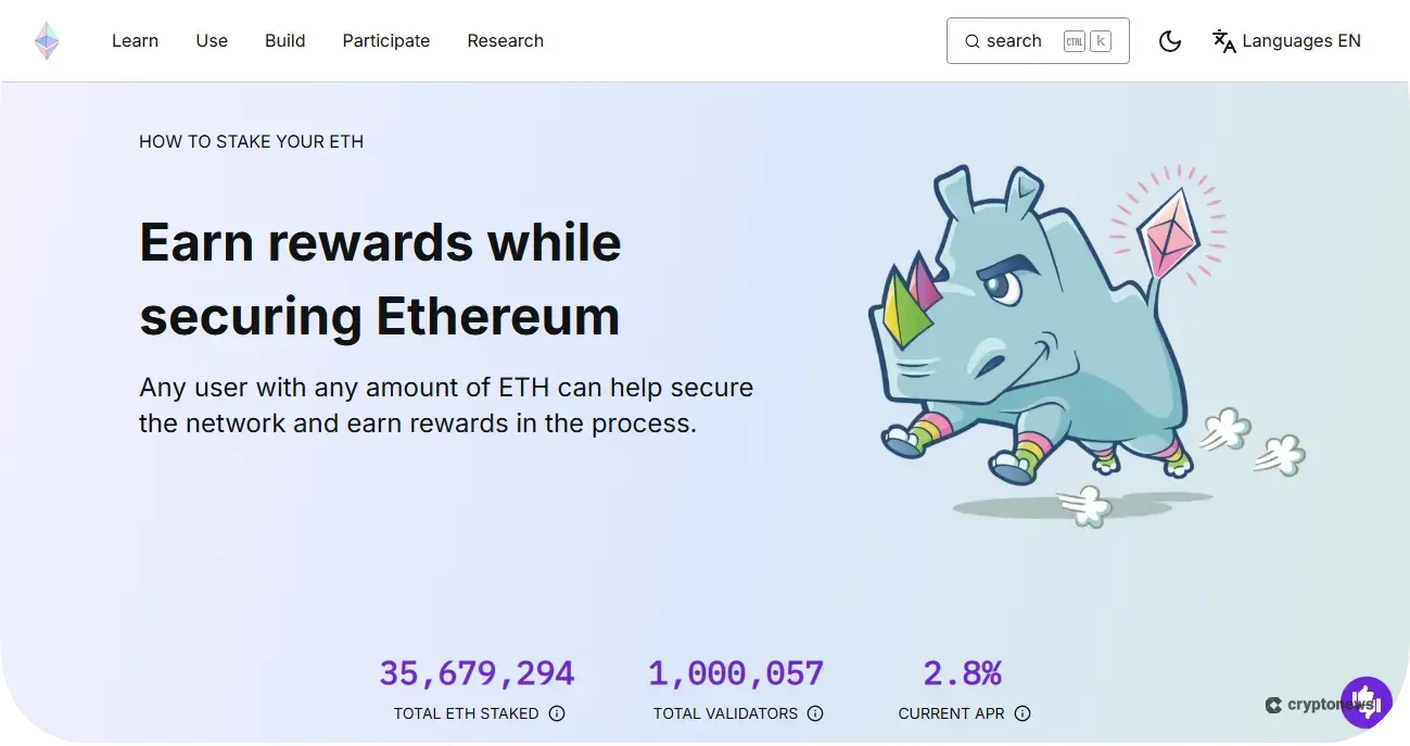 ethereum is a great node that pays