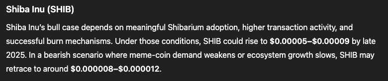 chatgpt predicts shib