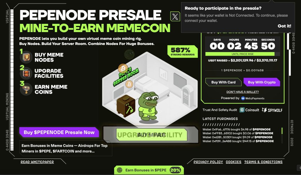 pepenode crypto presale