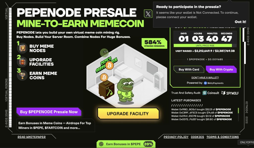 pepenode crypto presale
