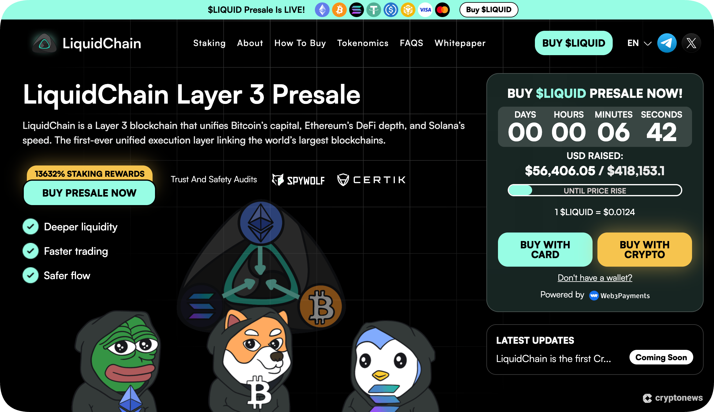 LiquidChain, the newest crypto presale of 2025