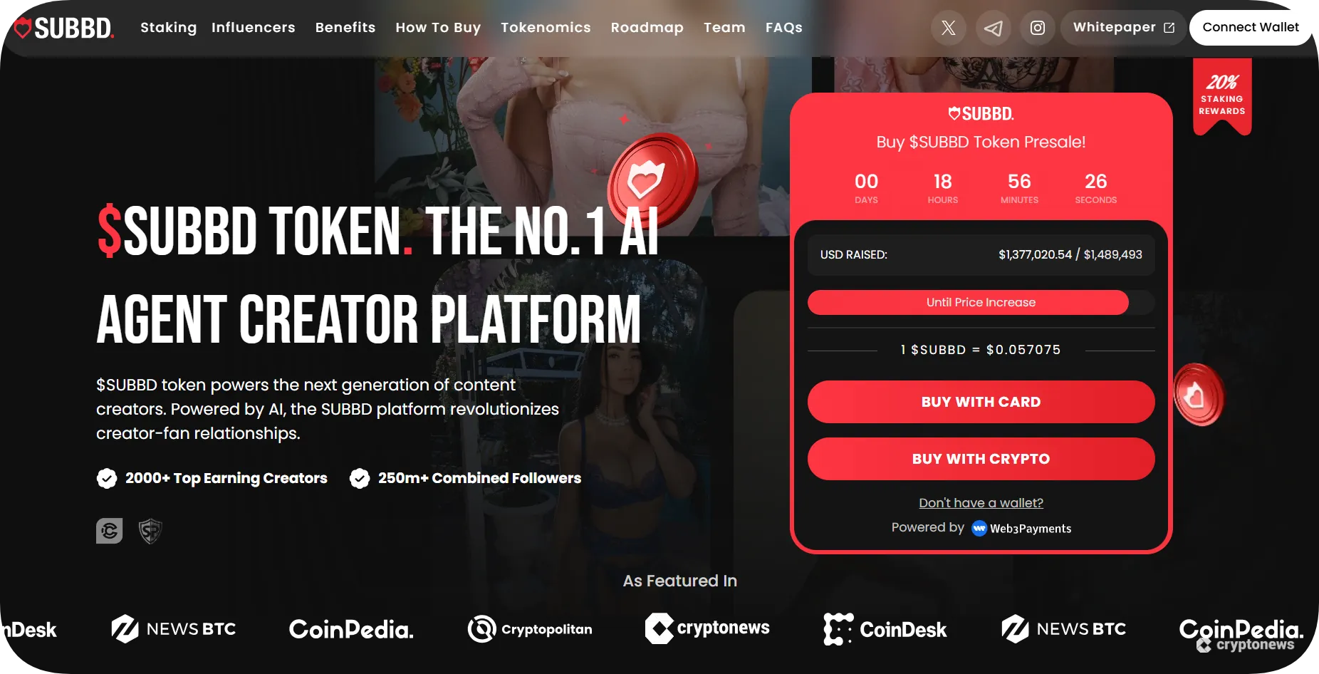 subbd, possible new Coinbase Listing