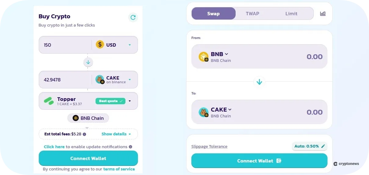 buy crypto on pancakeswap