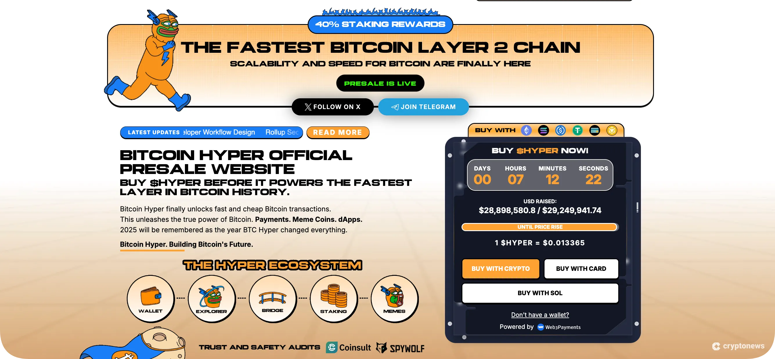 best shitcoins to buy Bitcoin Hyper (HYPER) – First SVM Bitcoin Layer 2 for Fast, Cheap BTC Transactions