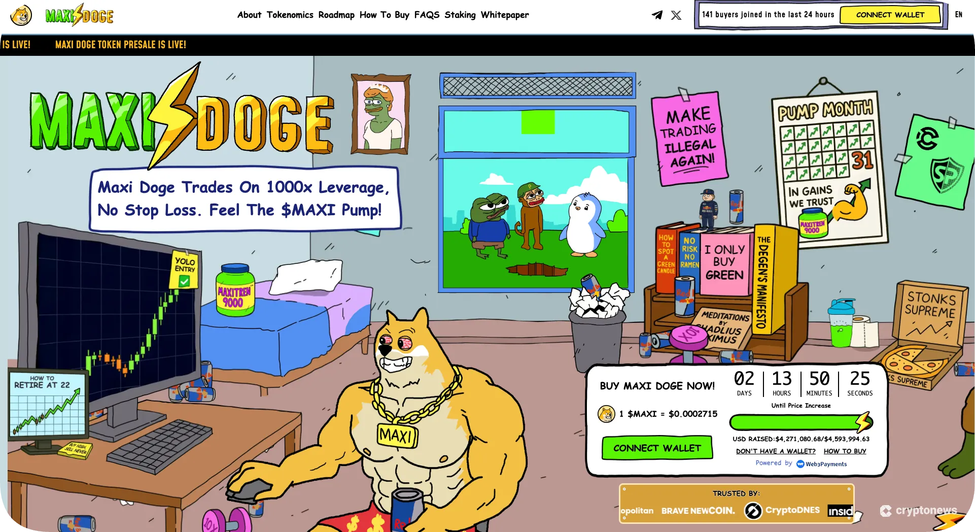 Maxi Doge, top altcoin to buy