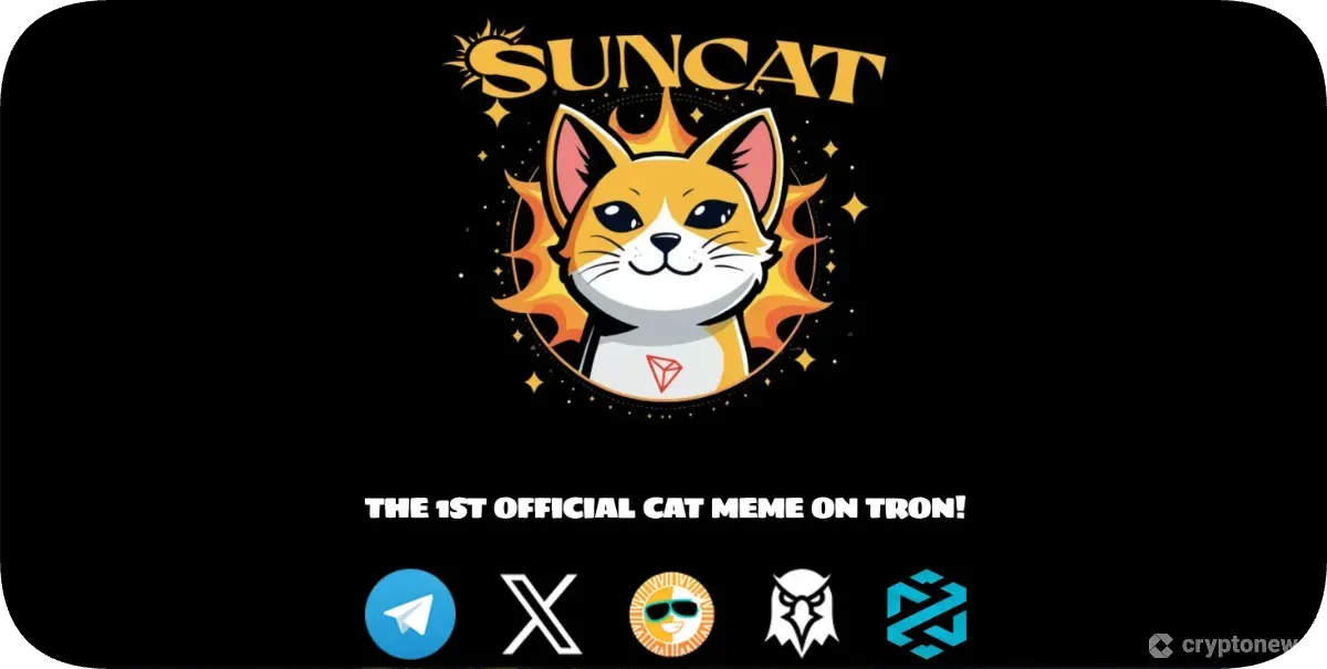 screenshot of suncat website