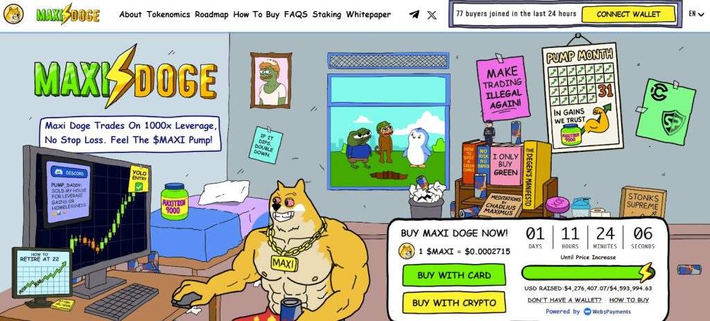 Bitcoin Price Prediction - Maxidoge Banner