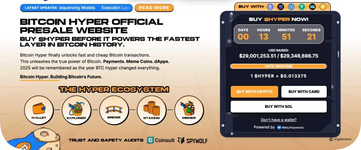 bitcoin hyper presale page
