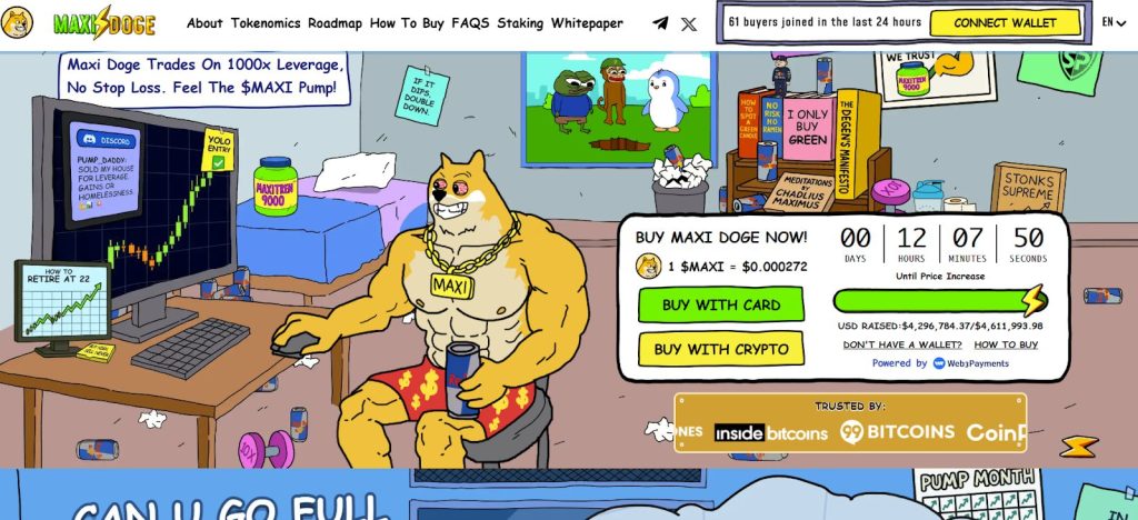 Bitcoin Price Prediction - Maxi doge banner