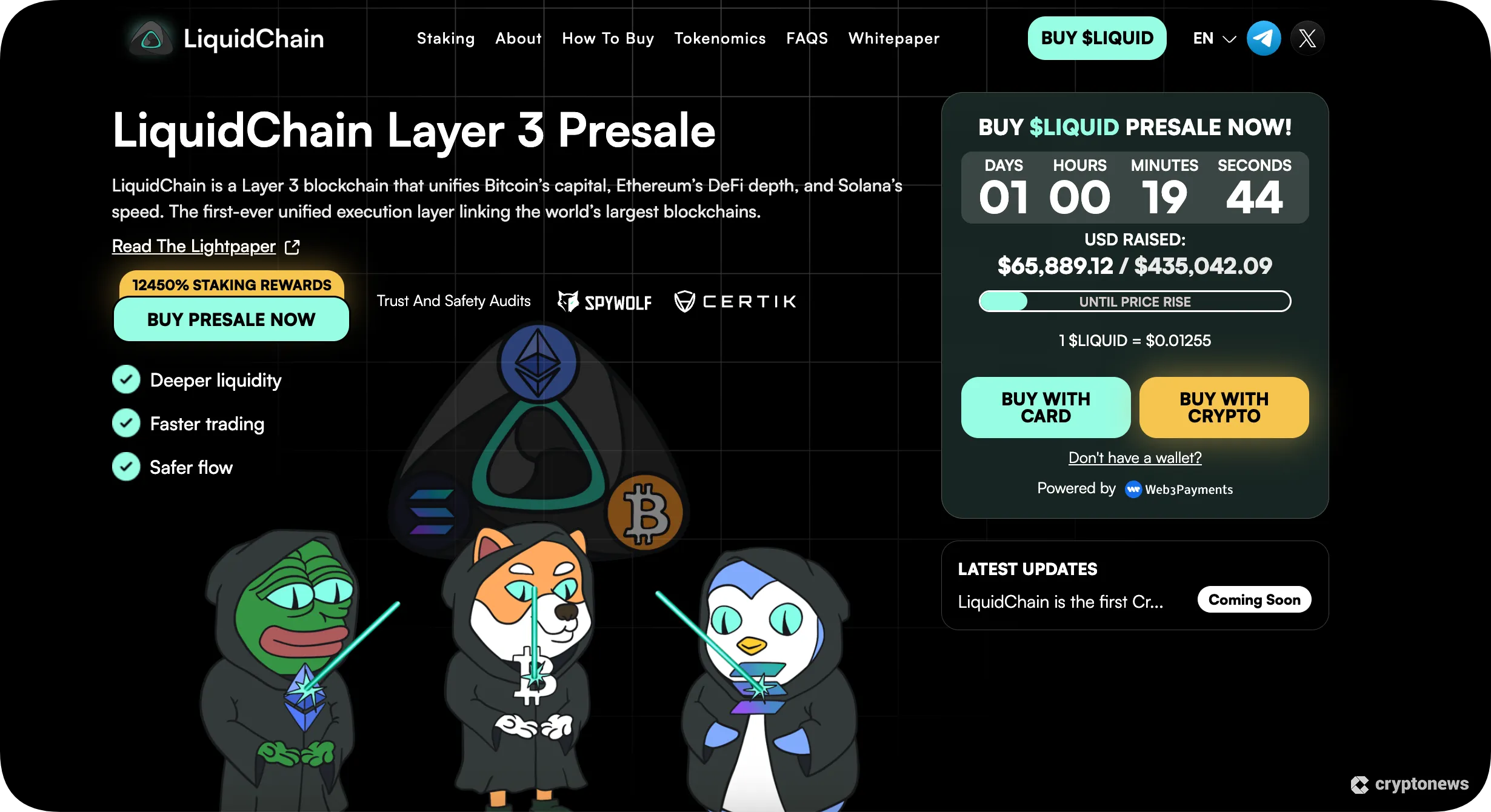 LiquidChain Layer 3 presale
