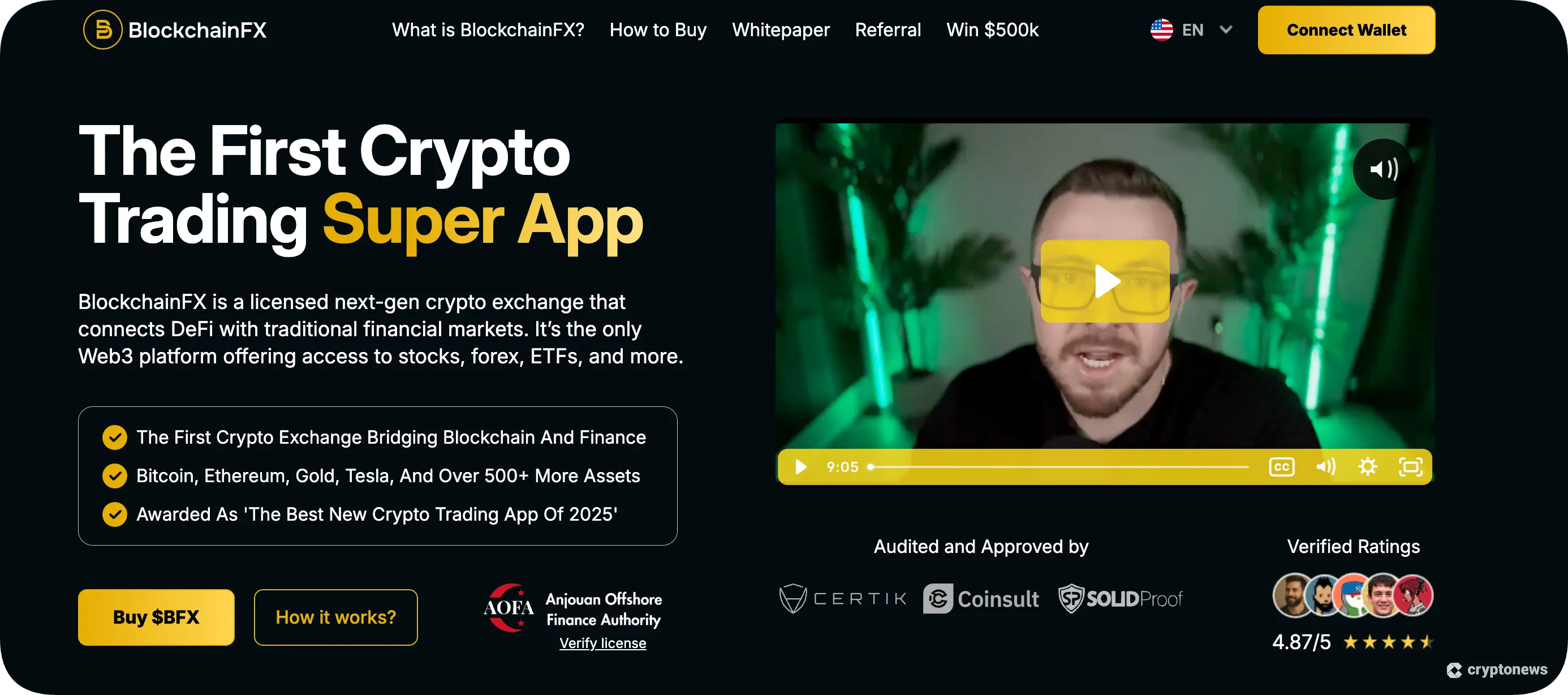 blockchainfx is a good upcoming crypto project 