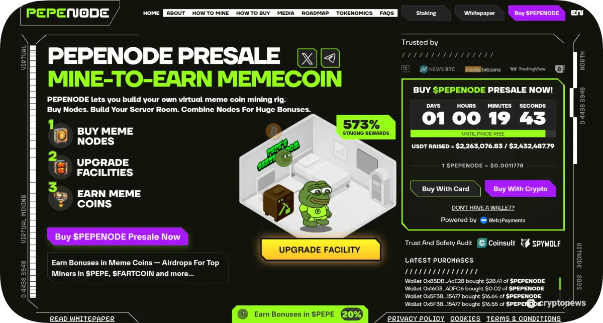 Pepenode Presale