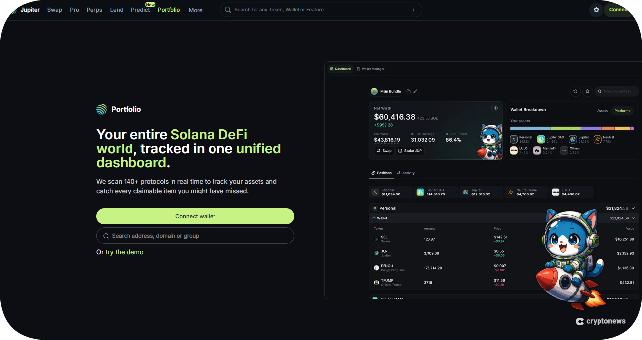 jupiter portfolio wallet tracker