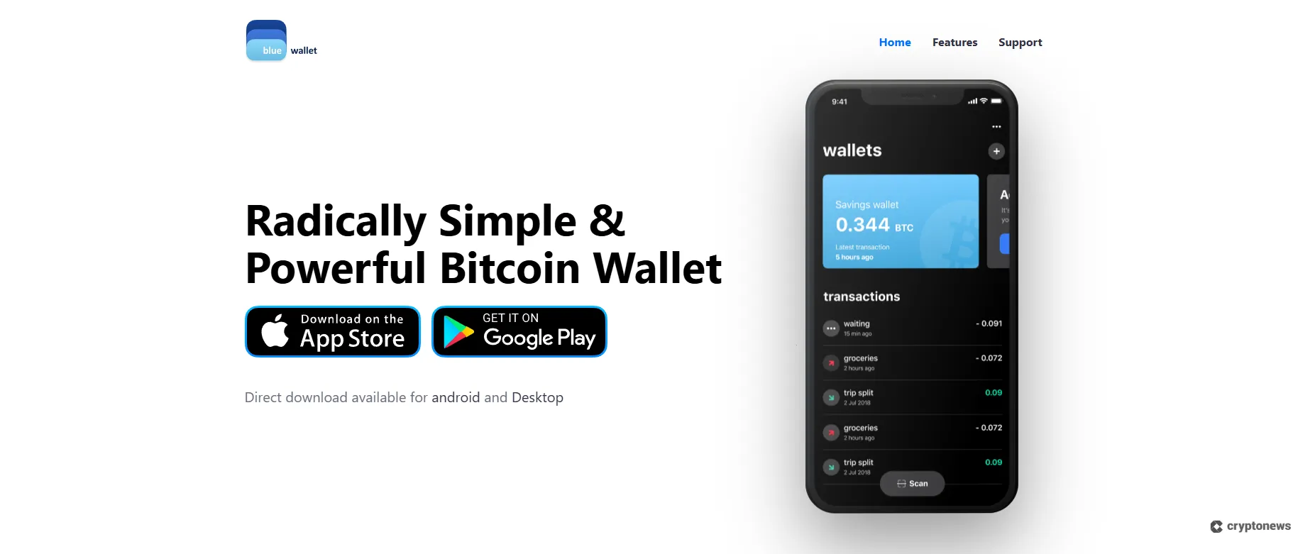 bluewallet, bitcoin-only decentralized hot wallet