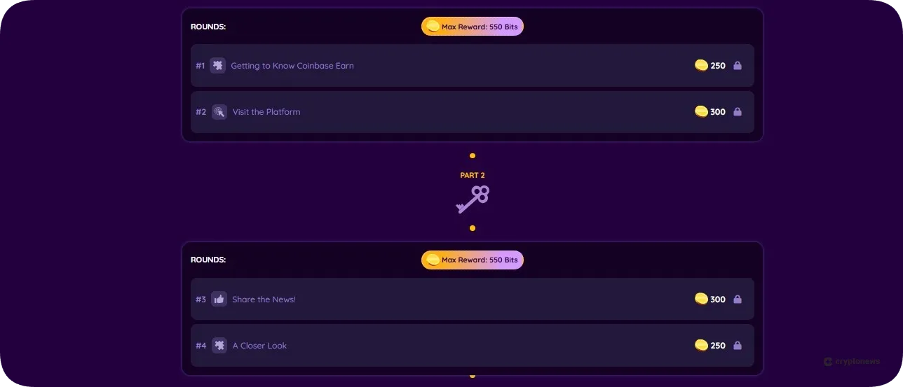 crypto missions and quests