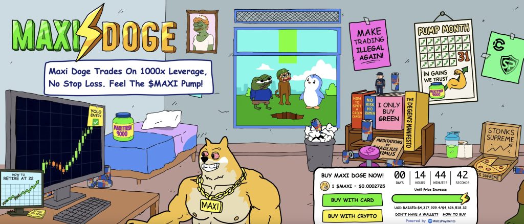 maxi doge crypto presale