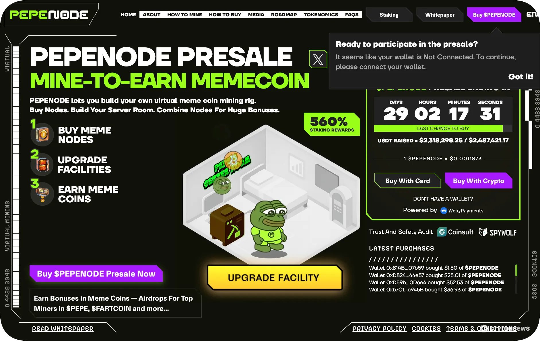 Pepenode is expected to launch in Q4 2025