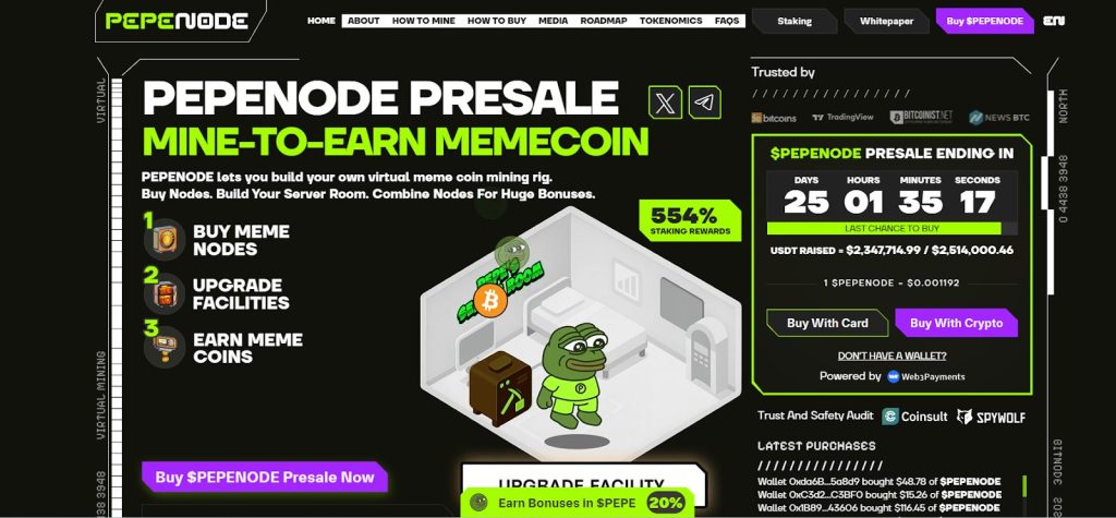 Прогноз ціни Solana - банер Pepenode