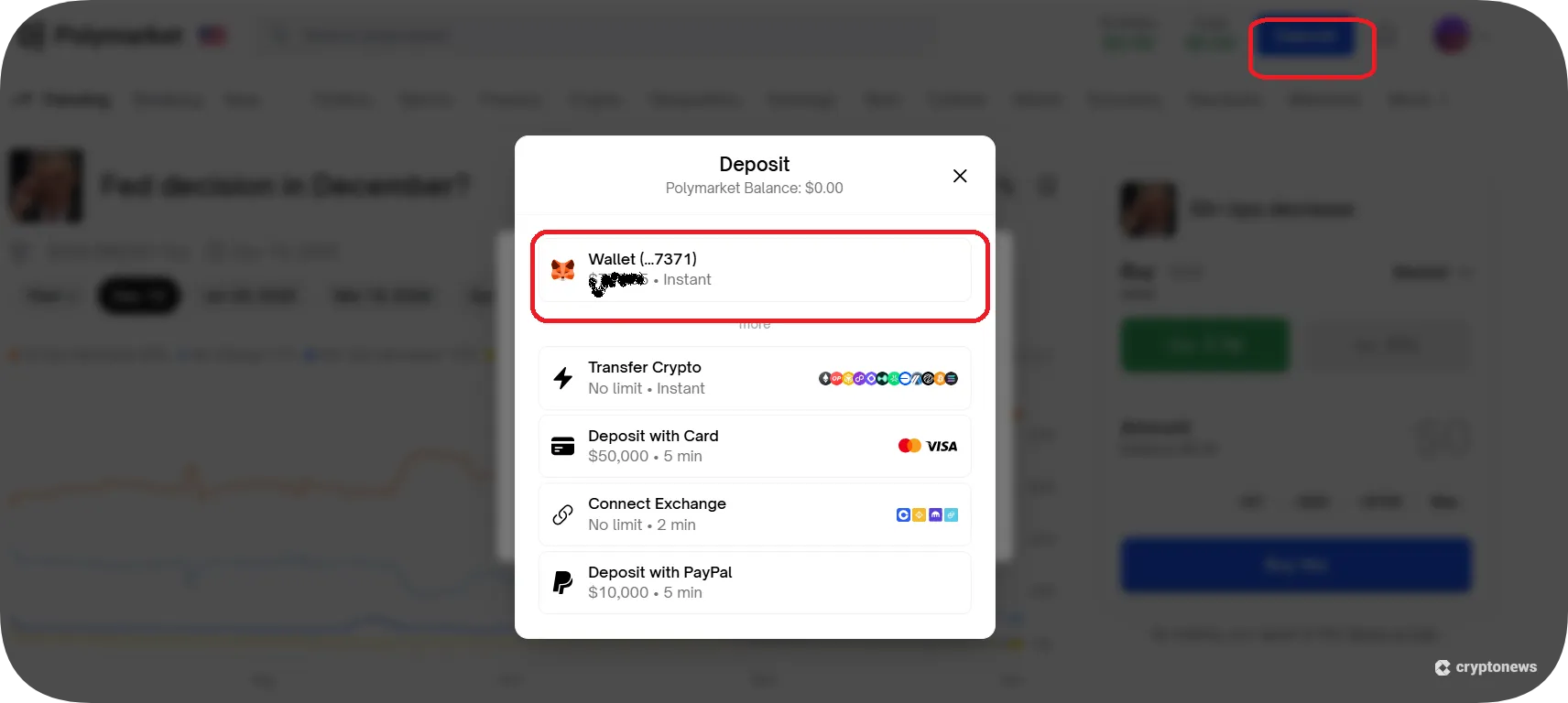Polymarket guide Step 2