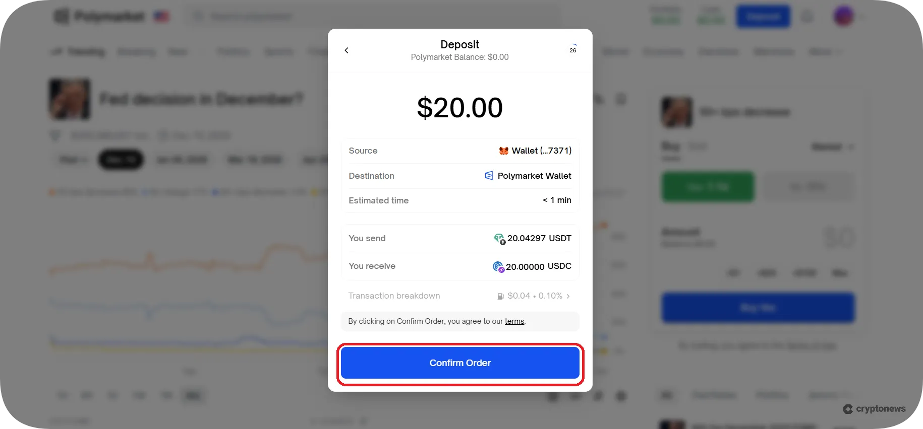 Polymarket guide Step 3