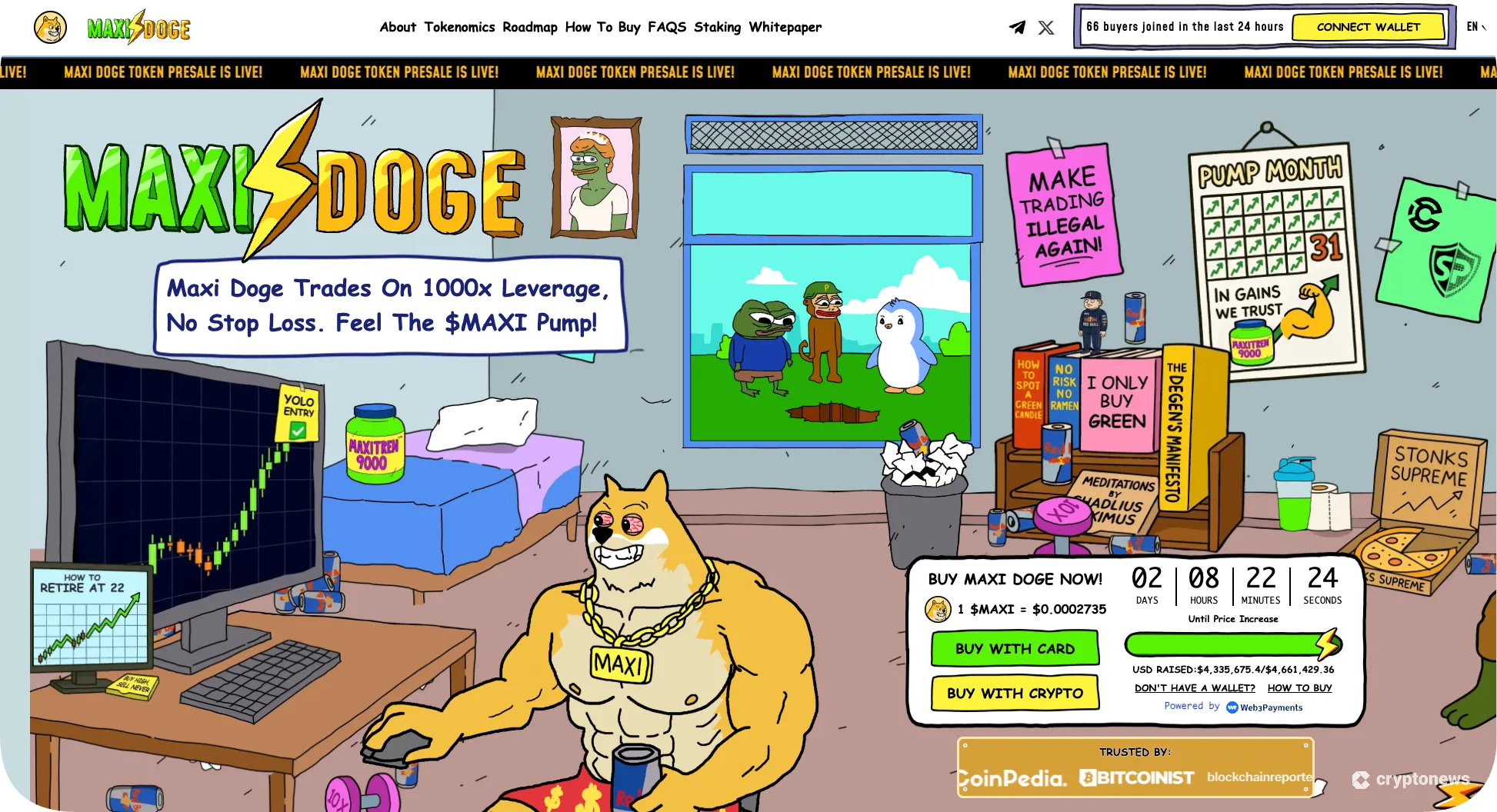 maxi doge is a possible kraken listing