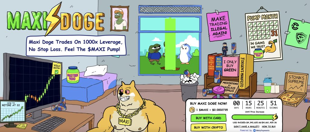 maxi doge crypto presale