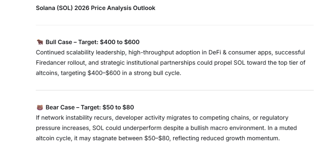 DeepSeek AI Prediction Screenshot - Solana