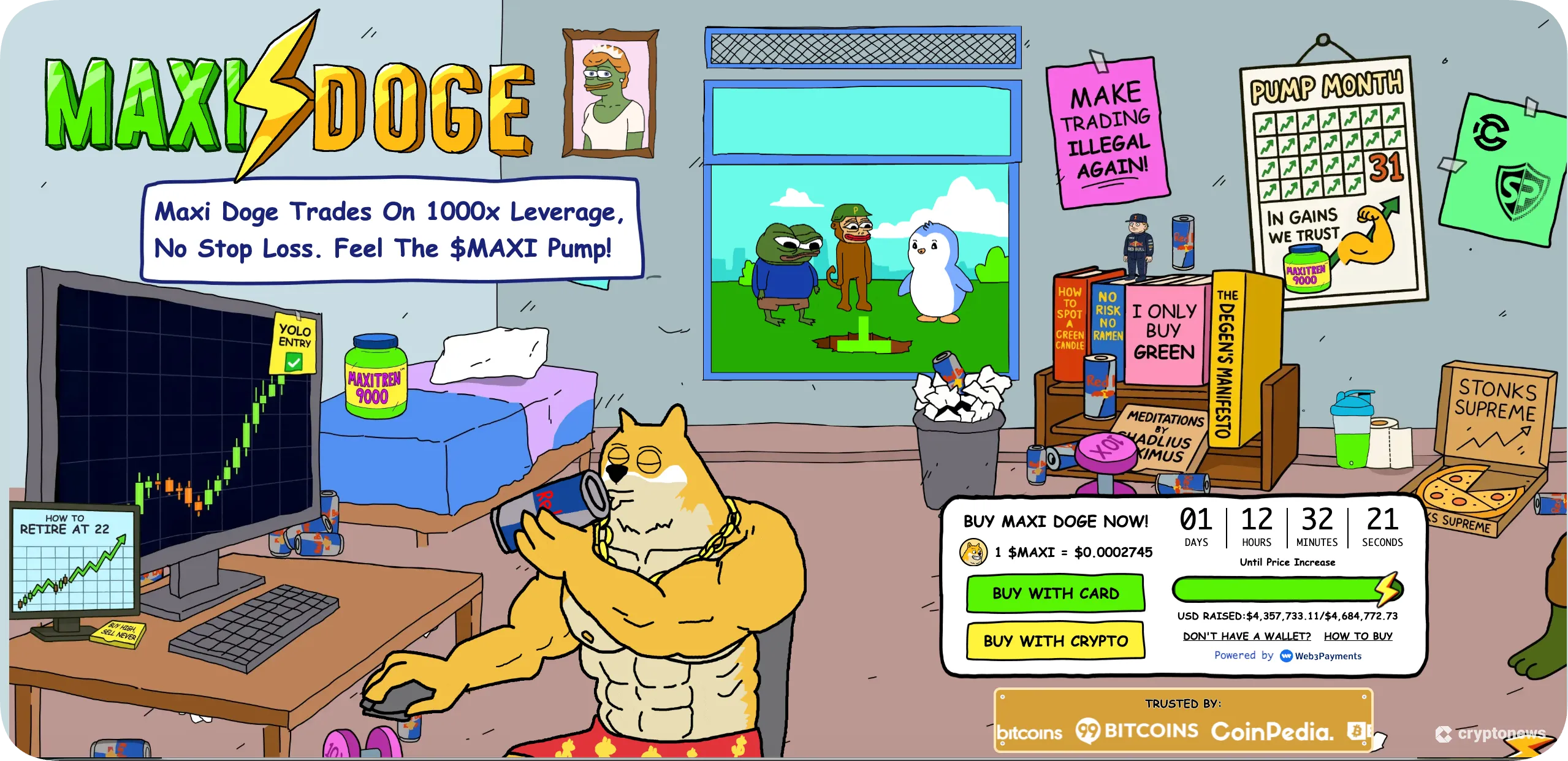 maxi doge presale next to hit $1