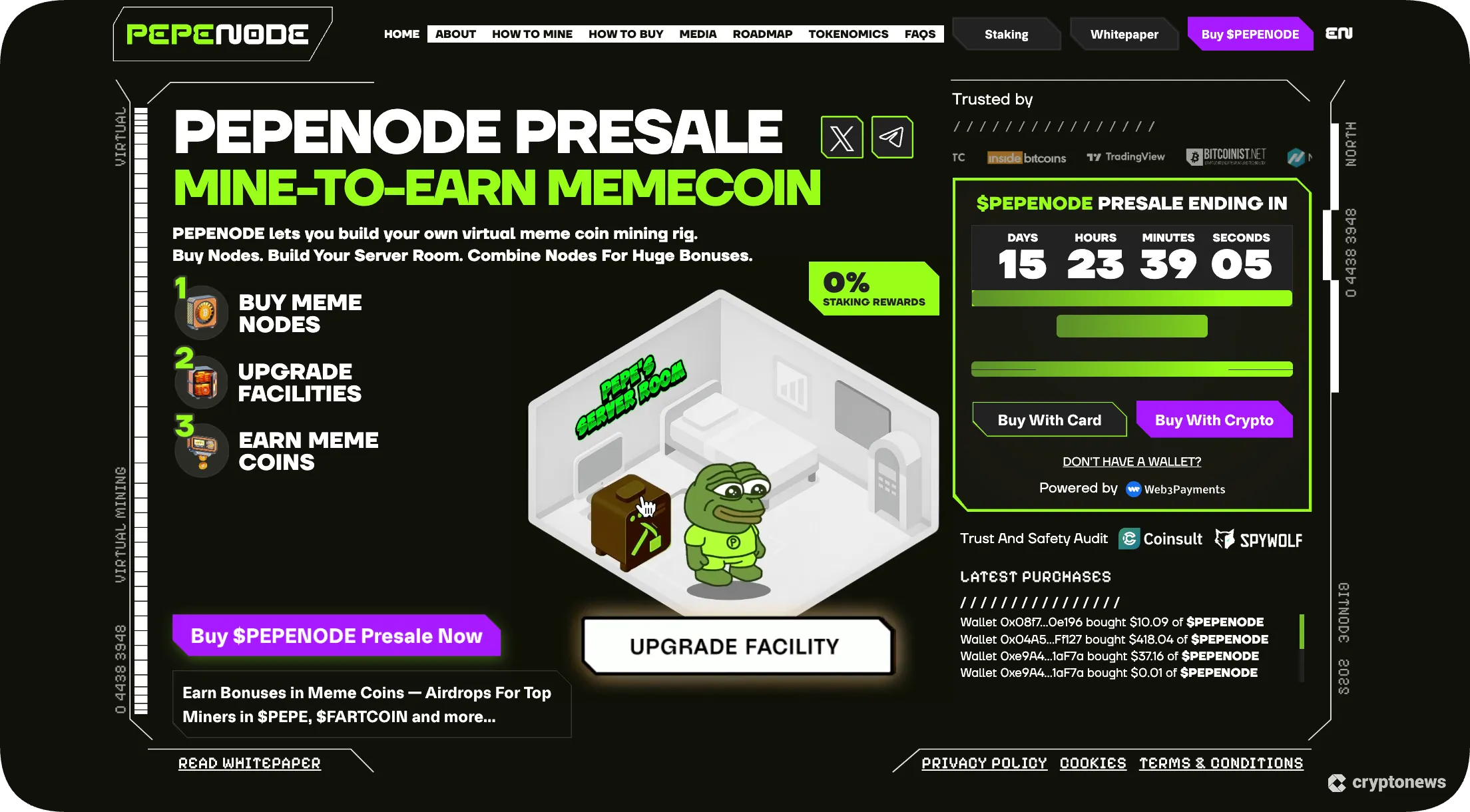 pepenode presale next to hit $1
