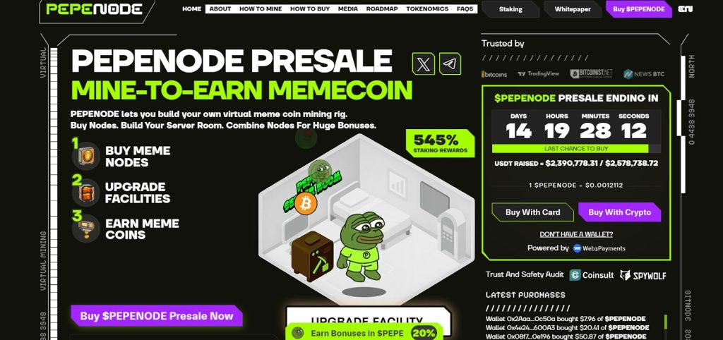 Безмежне прогнозування ціни - банер Pepenode