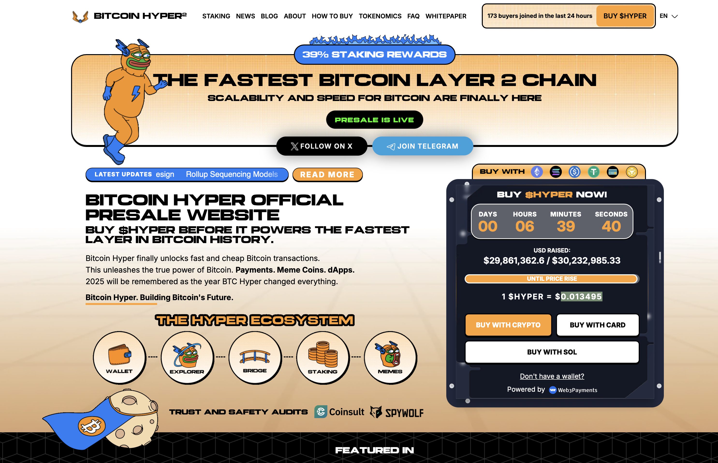 Bitcoin Hyper website - best altcoin to buy.