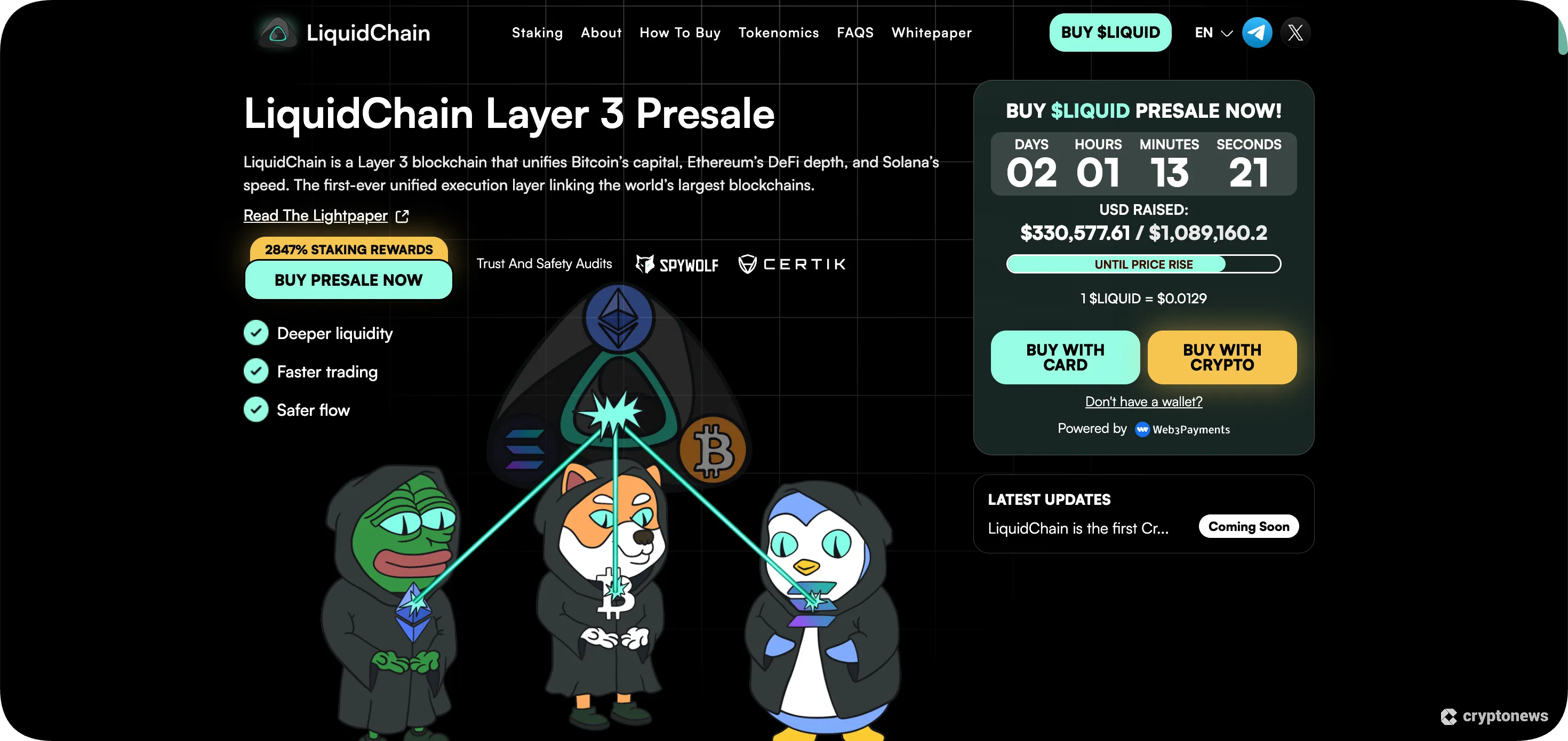 liquidchain presale homepage altcoin to buy