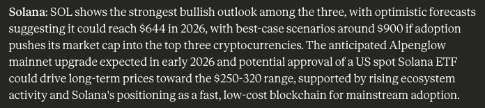 claude ai predicts sol