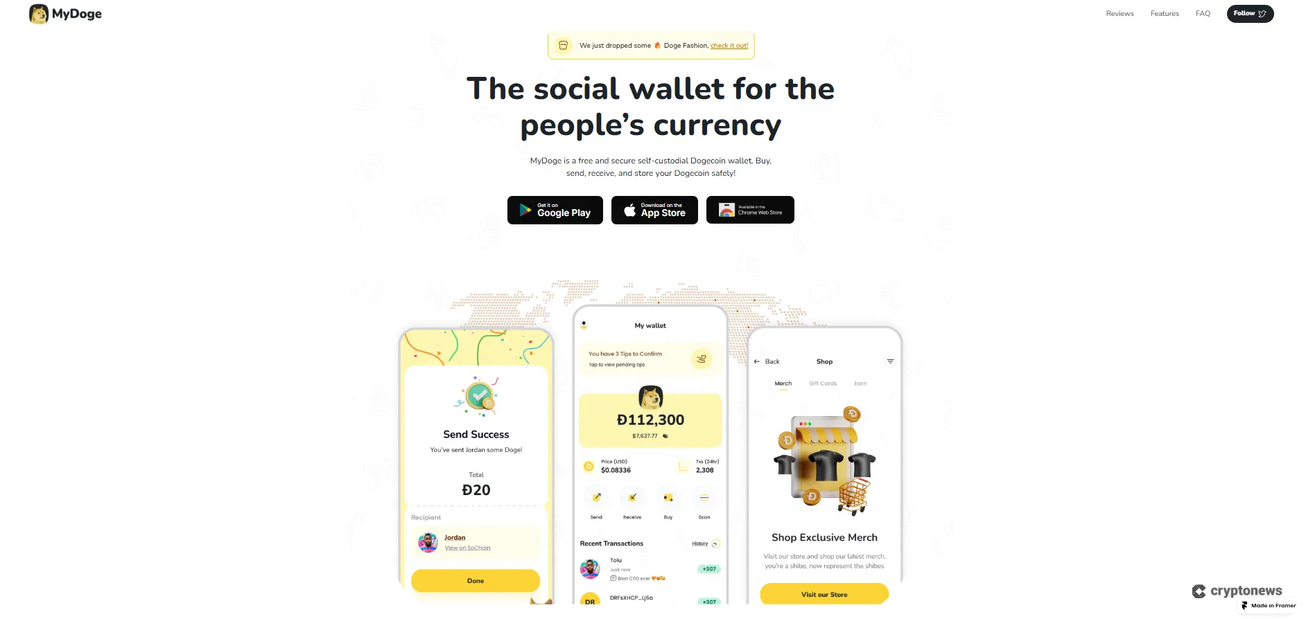 MyDoge, beginner-firendly dogecoin wallet