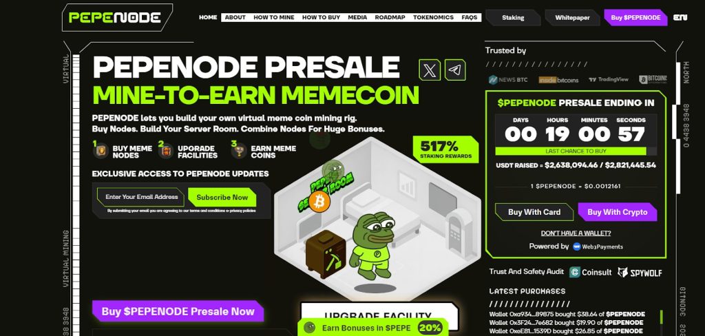 Прогнозування ціни XRP - банер Pepenode