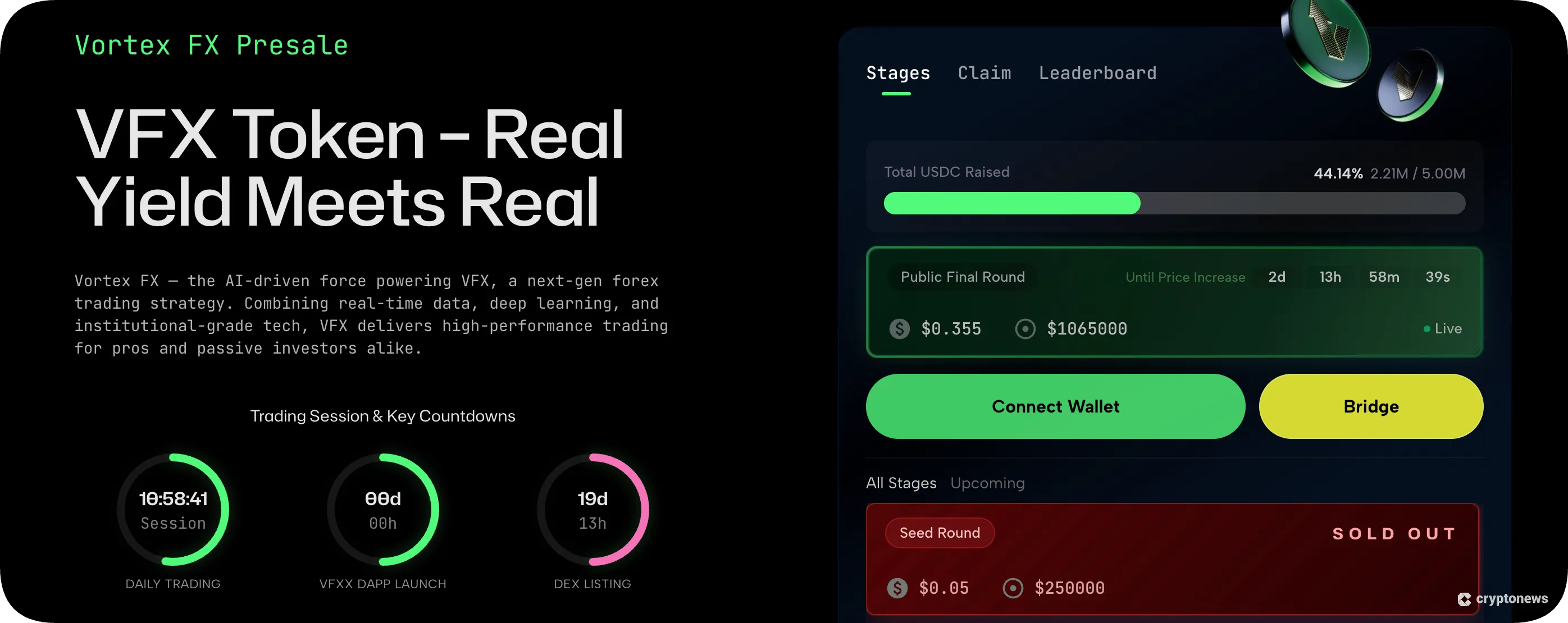 vortexfx presale january 2026