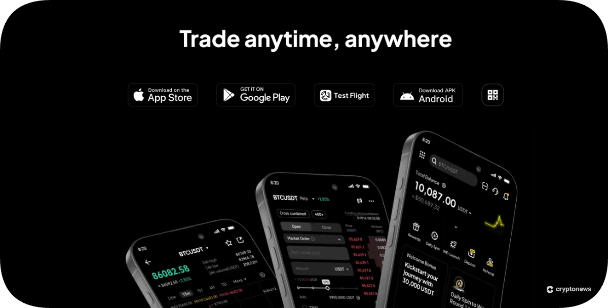 WEEX Exchange Homepage