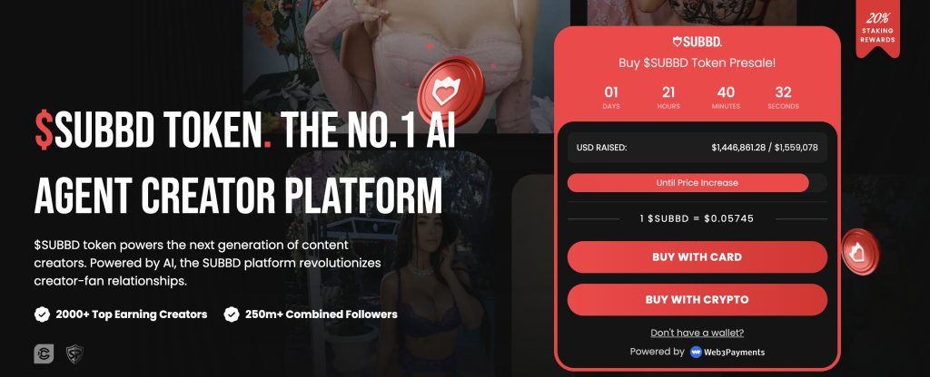 subbd крипто передпродаж