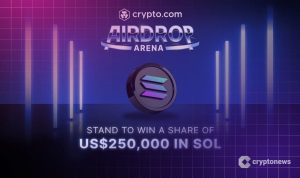 Crypto.com Unveils SOL Airdrop Arena With $250,000 Solana Prize Pool