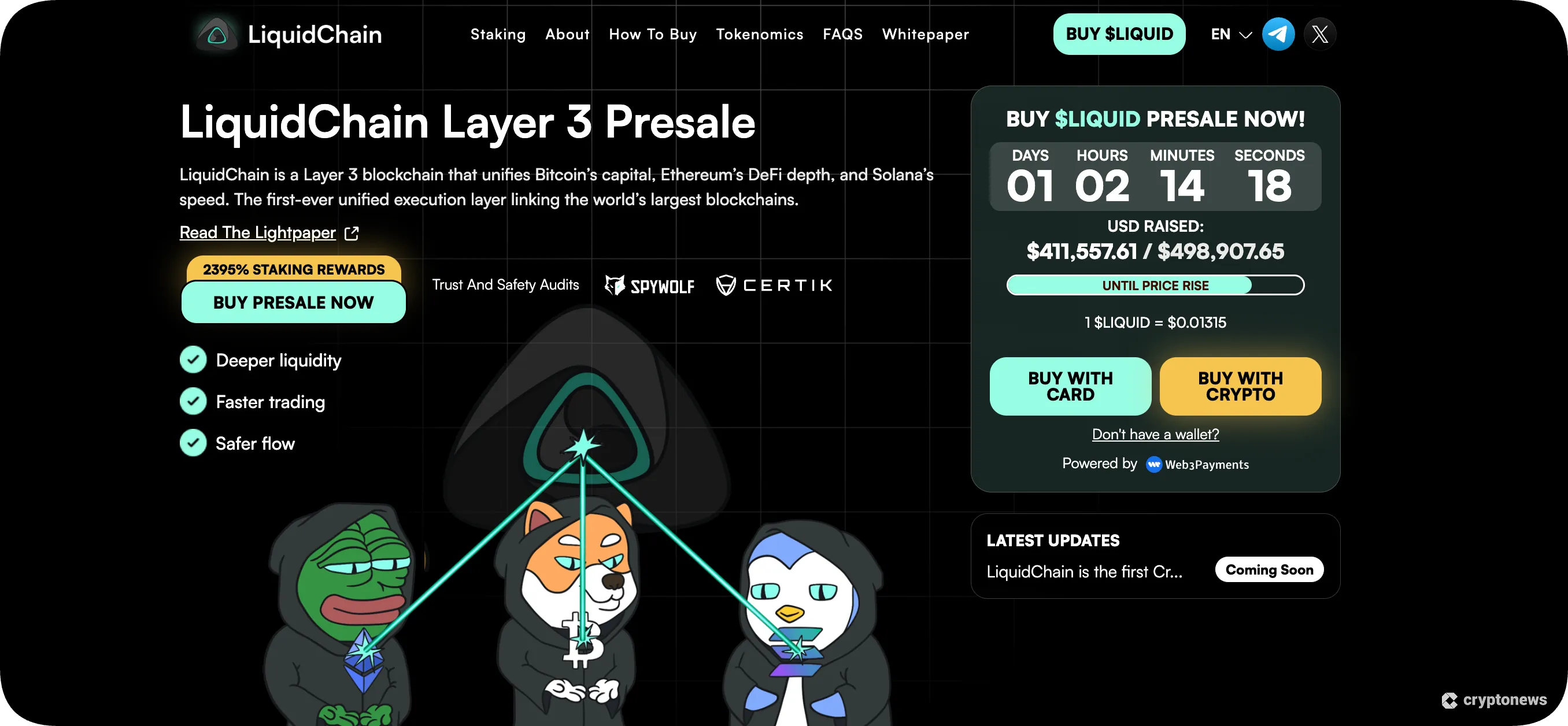 liquidchain high risk high reward crypto presale january 2026